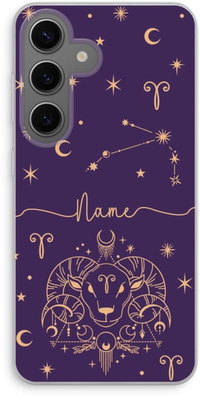 Gepersonaliseerd - Case Company® - Hoesje geschikt voor Samsung Galaxy S24 hoesje - Sterrenbeeld N°2 - Soft Cover Telefoonhoesje - Bescherming aan alle Kanten en Schermrand