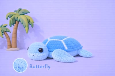 Zazu Zeeschildpad haakpakket - 431 Butterfly - compleet pakket - big darling monochrome - Scheepjes