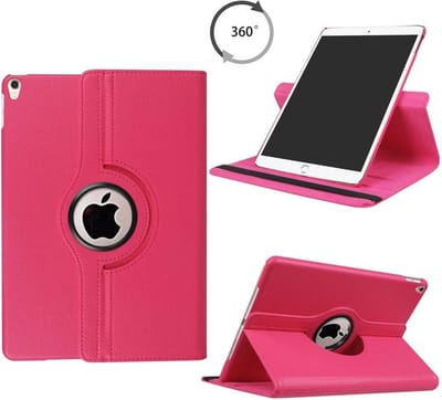 Draaibaar Hoesje 360 Rotating Multi stand Case - Geschikt voor: Apple iPad Pro 10.5 2017 inch - Roze