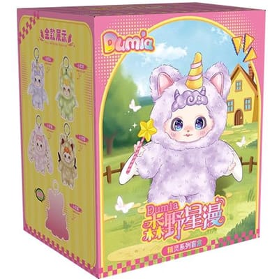 100% Echte Dumia Morino Ster Man Elf Bedelpop Vinyl Schattige Pluche Tide Play Blind Box Tas Bedel Meisje Verjaardagscadeaus white