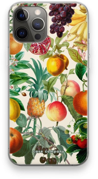 Case Company® - Hoesje geschikt voor iPhone 12 Pro Max hoesje - Classic Flora - Soft Cover Telefoonhoesje - Bescherming aan alle Kanten en Schermrand