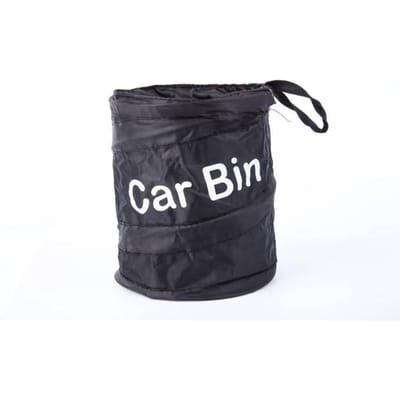 Opvouwbare auto-prullenbak Draagbare voertuigvuilnisbak Pop-up waterdichte tas Afvalmand Auto-interieuraccessoires gray