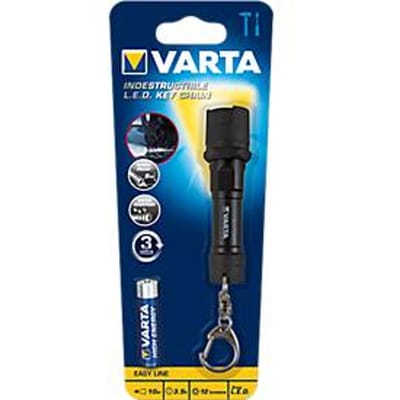 Varta ledzaklamp Indestructible Key Chain, 1AAA batterijen, 12 lumen