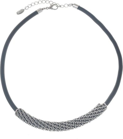 Behave - Ketting met zilverkleurige accenten - Stijlvol modern design