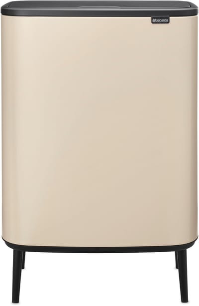 Brabantia Bo Touch Bin Hi Prullenbak - 60 liter - 1 vak - Soft Beige