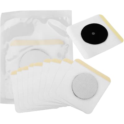 100 stuks Chinese Geneeskunde Afslankende Bolletjes Vetverbrandende Pleisters Gewichtsverlies Stickers Rode Magneet white