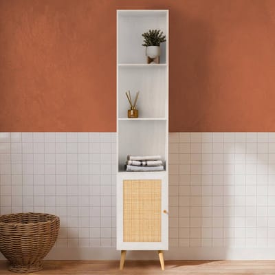 sweeek - Badkamer opbergmeubel, bohème, b 35 x d 25 x h 167cm