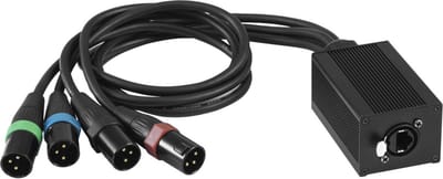 Eurolite DNK-1 Adapter DMX-RJ45 - DMX kabels