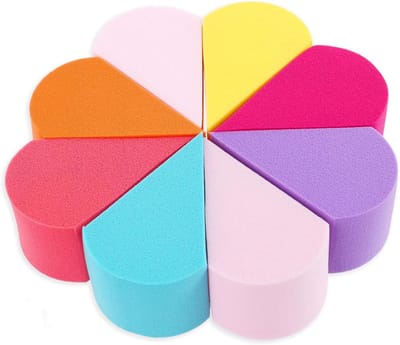 Make-up Spons Borstels Set voor Foundation, Contouring en Concealer - 8 stuks - Geschikt voor Gezicht, Neus, Ogen - Ideaal voor Poeder, Rookwolken en Markeerstift - Cosmetische Gereedschap Pack