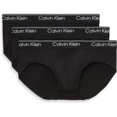 Calvin Klein Hip Brief 3-pack 3 Black Taglia: M | Biancheria intima Outlet | Uomo | Nero