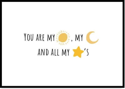 Poster Everything - 30x40 cm - Kinder Poster - WALLLL