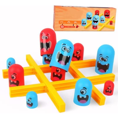 Speelgoed Boter-kaas-en-eieren Spel Kinderen Plezier Tafel Bord Intelligentie Montessori Spellen Intellectuele Ouder-kind Interactie voor Kinderen blue
