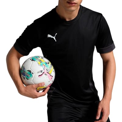 PUMA teamGOAL Matchday Jersey Heren Sportshirt - PUMA Black-PUMA White-Flat Dark Gray