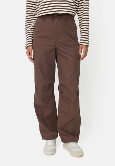 camel active Cargo broek met trekkoord - Maat womenswear-31/30 - Bruin
