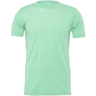 Unisex T-shirt met korte mouwen Bella+Canvas Prism Mint- S