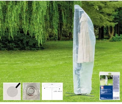 Parasolhoes zweefparasol, transparant, 265cm - Boni-Shop