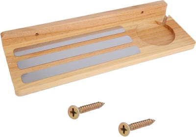 Houten Wandplank voor Toniebox Figuren, 1-Laags Organizer voor Speelgoed, Drijvende Plank voor Kinderkamer met Oplaadstation en Accessoires