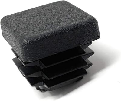 10 Stuks Vierkante Buispluggen Lamellenpluggen 25x25 mm Kunststof