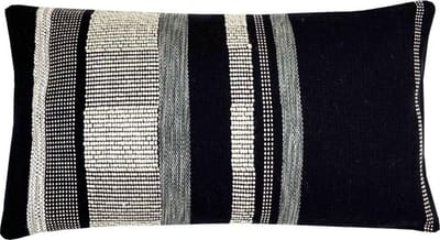 Black texture cushion rectangle