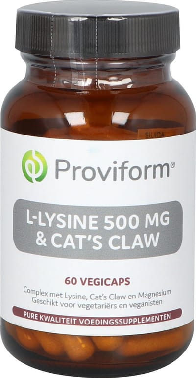 Proviform L-Lysine 500 mg & Cat's claw - 60 vcaps