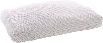 Hondenkussen – Kattenkussen – Hondenbed & Kattenbed – Flamingo Jacquard Grijs – 100x70x12 cm – Extra Groot Comfort
