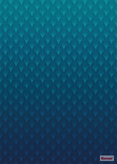 Komar Heritage | blauw art deco | fotobehang op vlies 200x280cm