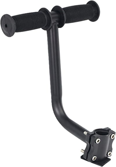 Fiets Achterbank Handgreep - Leuning Armsteun - Veilige Rit - Antislip Kussen - 124 Inch - Zwart
