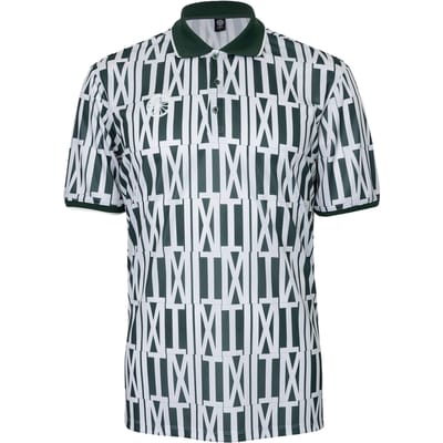 The Indian Maharadja Pique Printed Polo Heren - Maat M