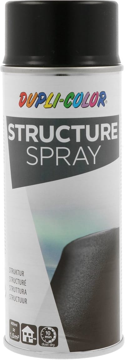 DupliColor Structuurverf Zwart Spuitbus 400ml