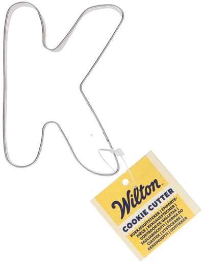 Wilton Koekjes Uitsteker - Letter K - Uitsteekvormpjes - Koekjes Vorm