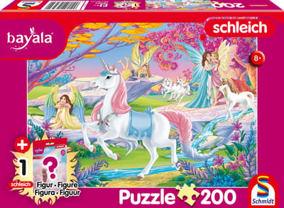 Schmidt - Legpuzzel - Bayala Betoverende Elfen - Schleich - 200 stukjes + originele figuur - Kinderen - vanaf 8 jaar