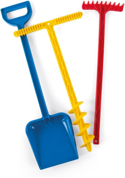 Kinder Tuinset - Buitenspeelgoed Set - Zandbak Tuin Strand - 3 Delig Schep Hark