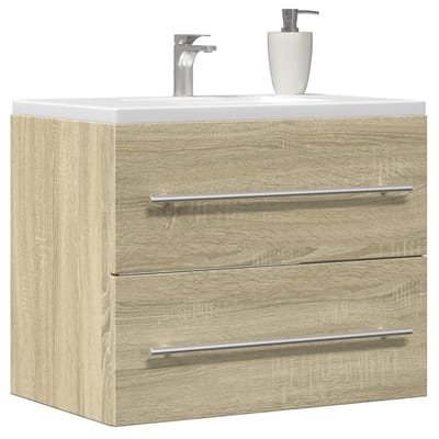 vidaXL - Wastafelkast - 60x38,5x48 - cm - spaanplaat - sonoma - eikenkleurig
