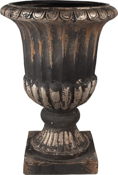 Clayre & Eef Bloempot Ø 49x72 cm Bruin Zwart Magnesium (MGO)