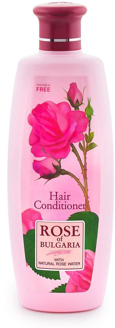 Bulgaarse rozen water haar balsem - jojoba olie - kamille extract - makkelijk kambaar haar - zacht - glans 330ml