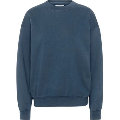 Sweatshirt ronde hals Colorful Standard Organic oversized petrol blue