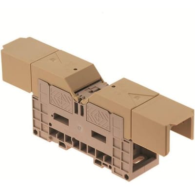 Weidmüller 1049240000 Doorgangsserieklem 42 mm Boutaansluiting Donkerbeige 4 stuk(s)