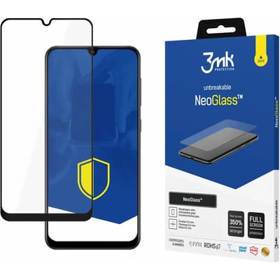 3MK NeoGlass Serie - Telefoniescreenprotector - Samsung Galaxy A50 - Zwart - Ultra Dun