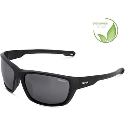 SINNER Nirapi - Zonnebril - Polariserende SINTEC® lenzen - Mat zwart - Unisex - One size - BIO based frame