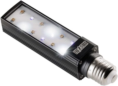 Exo Terra TerraSky UV UVB LED terrarium lamp zwart | horizontale UV-dekking | 20.000 uur