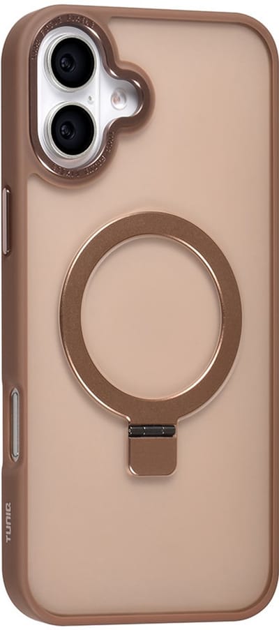 TUNIQ telefoonhoesje voor Apple iPhone 16 Plus - MagSafe siliconen backcover - Goud