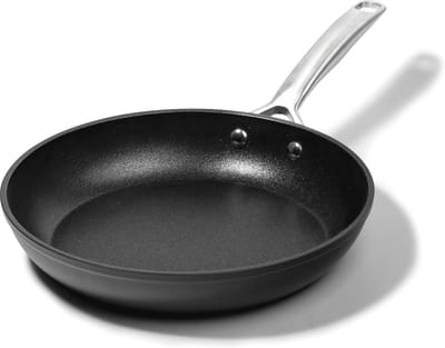 12 Inch Anti-aanbak Koekenpan - 4-laags Hard Geanodiseerd voor Inductiekoken