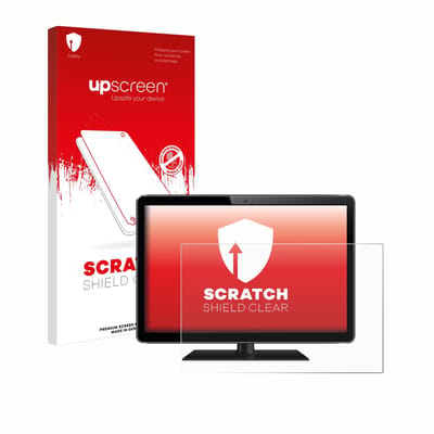 upscreen - Screenprotector voor Flatscreens mit 24 inch Schermen [532 mm x 299 mm, 16:9] - Folie Beschermfolie transparant