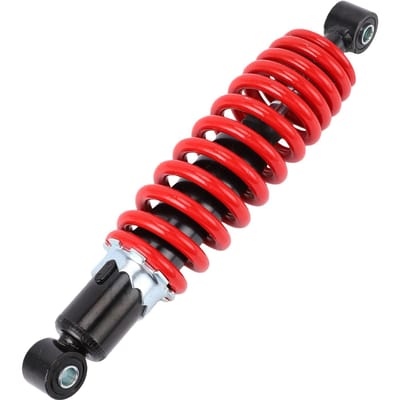 Amortisseur Arrière de Moto 305mm Entraxe Centre à Centre Ressort de Suspension Arrière Amortisseur pour VTT Go-Karts red