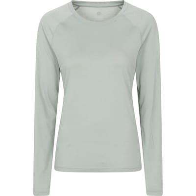 Mountain Warehouse Dames/Dames Quick Dry Top met lange mouwen (Licht Khaki)
