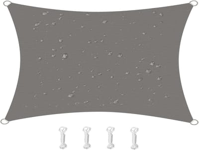 Zonnezeil 2 x 3 m - Waterdicht Schaduwdoek met UV-bescherming voor Tuin, Balkon en Terras