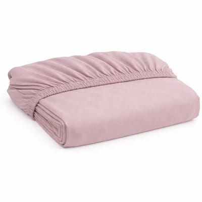 Decoware Peuter Hoeslaken - Roze - Katoen - Elastiek Rondom - Peuterbed - 70x150 cm