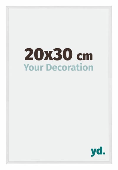 Your Decoration - Fotolijst 20x30 cm - Kunststof - Wit Hoogglans - Annecy