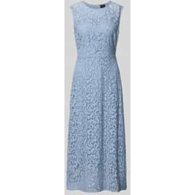 regular fit midi-jurk met katoen