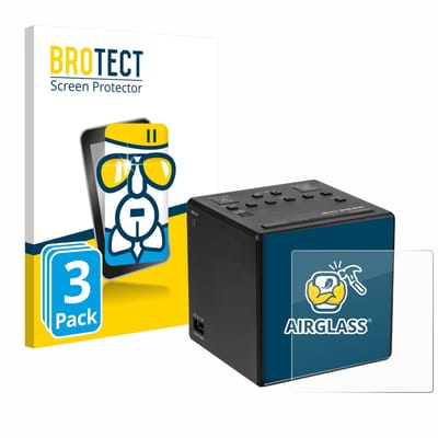 Screenprotector 3 Stuks voor Sony XDR-C1DBP Beschermglas transparant
